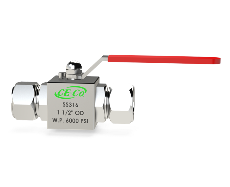 square body ball valve