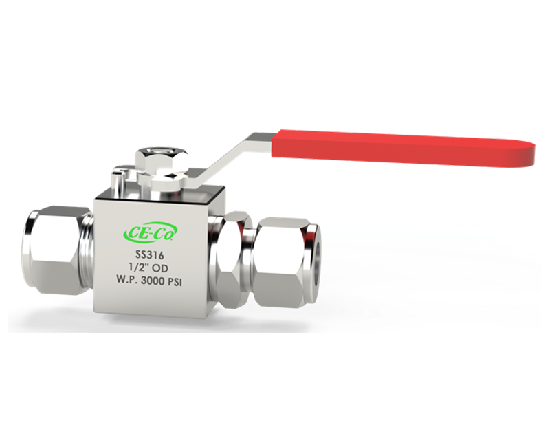 square body ball valve