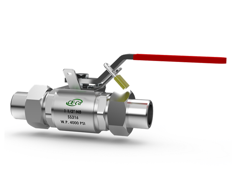 square body ball valve